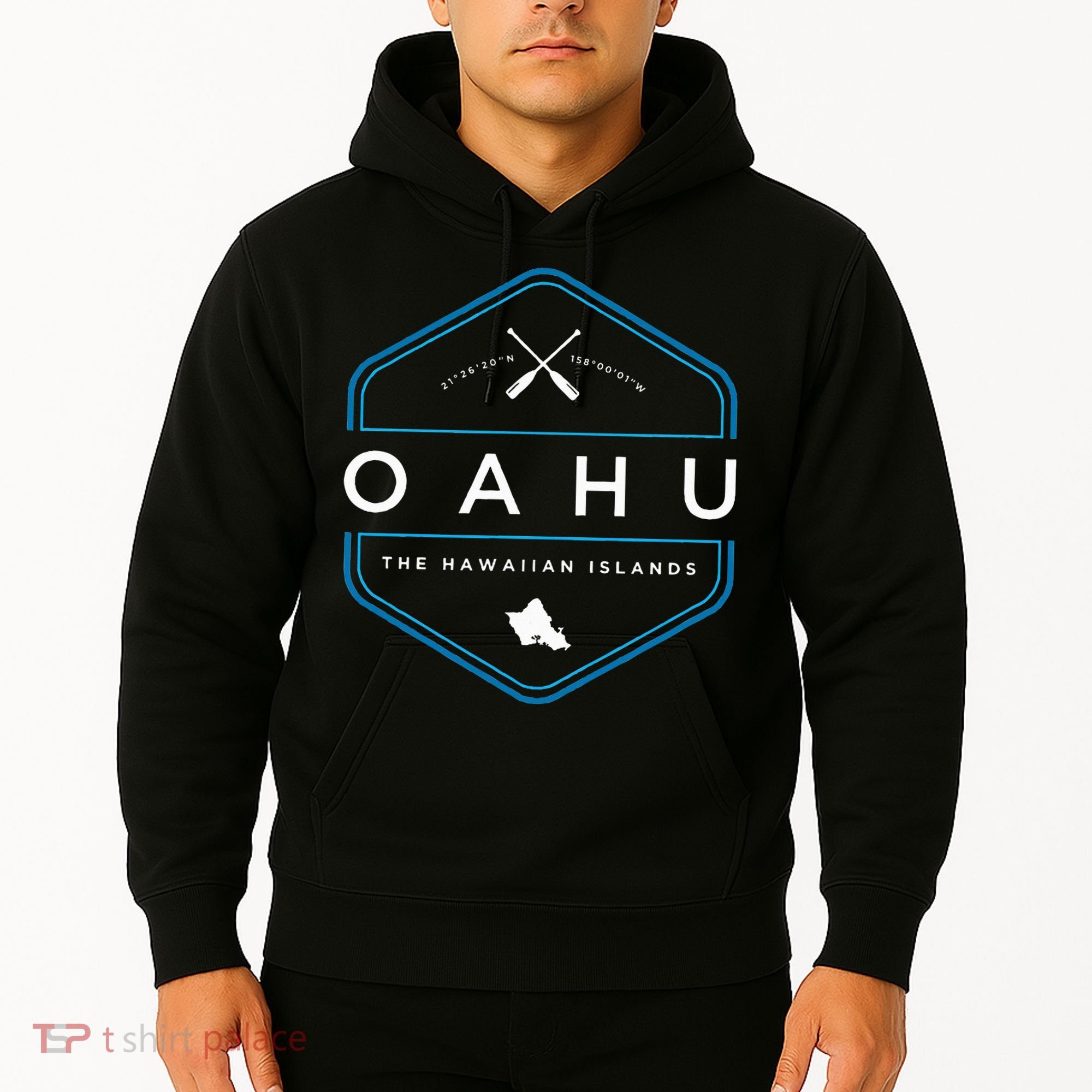 Oahu Hawaii Beach Graphic Hoodie