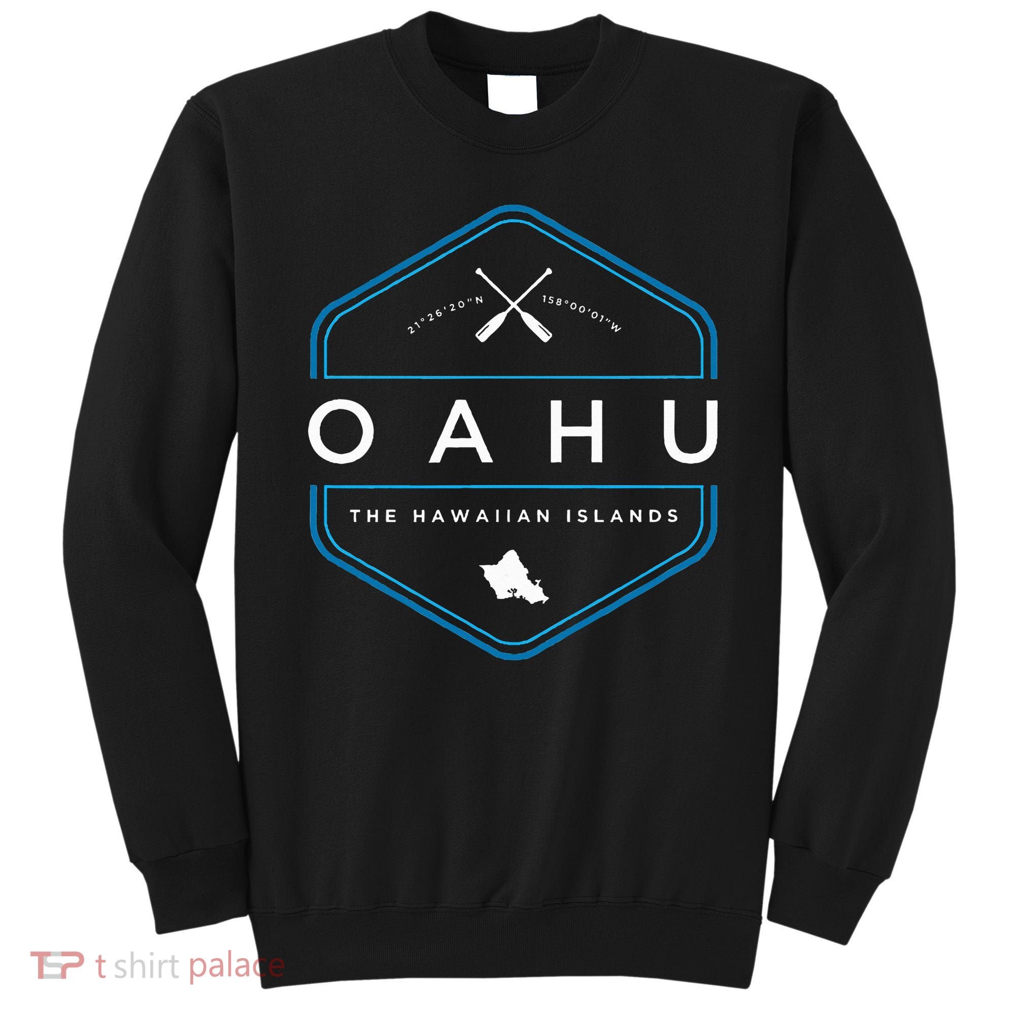 Oahu Hawaii Beach Graphic Sweatshirt