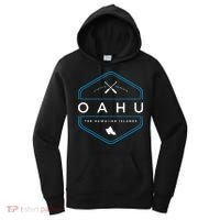 Oahu Hawaii Beach Graphic Women's Hoodie thumb 0