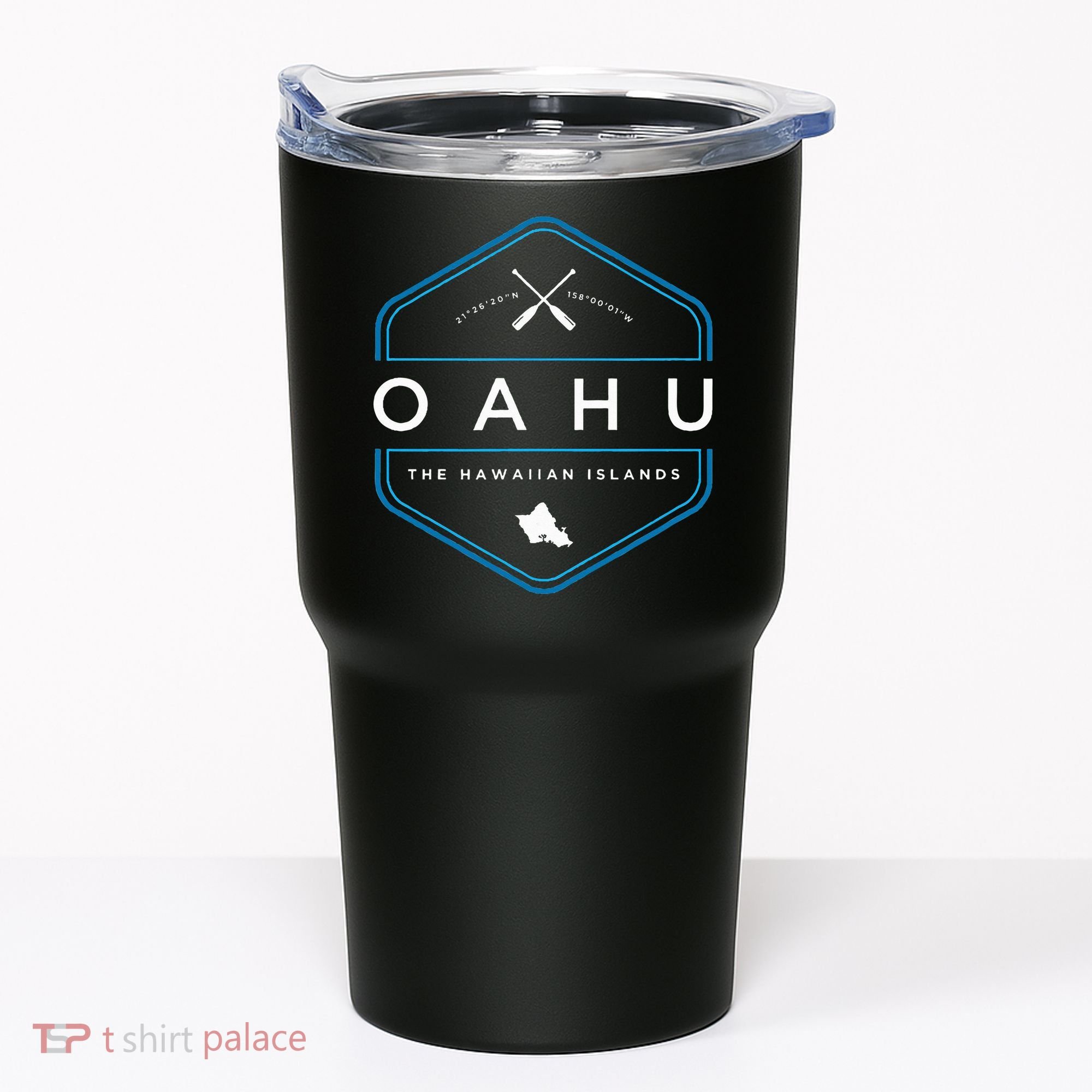 Oahu Hawaii Beach Graphic Tumbler