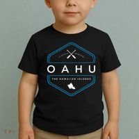 Oahu Hawaii Beach Graphic Toddler T-Shirt thumb 2