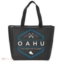 Oahu Hawaii Beach Graphic Tote Bag thumb 0
