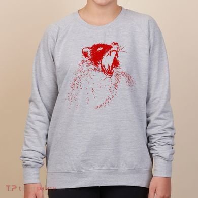 Opossum Hissing Black & Red Angry Possum Women's Sweatshirt