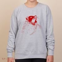 Opossum Hissing Black & Red Angry Possum Women's Sweatshirt thumb 0