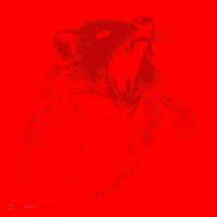 Opossum Hissing Black & Red Angry Possum Santa Hat thumb 1