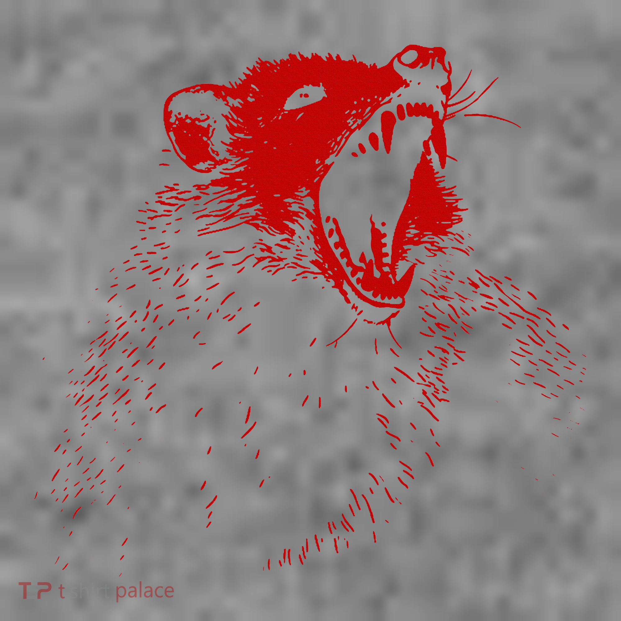 Opossum Hissing Black & Red Angry Possum Toddler Hoodie