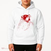 Opossum Hissing Black & Red Angry Possum Hoodie thumb 2