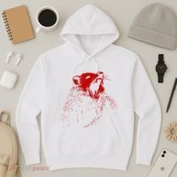 Opossum Hissing Black & Red Angry Possum Hoodie thumb 3