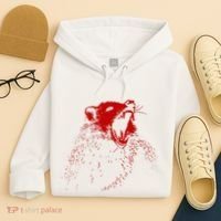 Opossum Hissing Black & Red Angry Possum Hoodie thumb 4