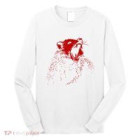 Opossum Hissing Black & Red Angry Possum Long Sleeve Shirt thumb 0
