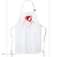 Opossum Hissing Black & Red Angry Possum Apron thumb 0