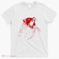 Opossum Hissing Black & Red Angry Possum T-Shirt thumb 0