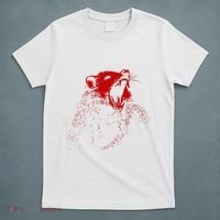 Opossum Hissing Black & Red Angry Possum T-Shirt thumb 5