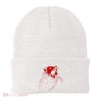Opossum Hissing Black & Red Angry Possum Beanie thumb 0