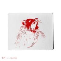 Opossum Hissing Black & Red Angry Possum Mousepad thumb 0