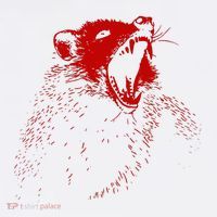 Opossum Hissing Black & Red Angry Possum Mousepad thumb 1