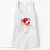 Opossum Hissing Black & Red Angry Possum Women's Tank Top thumb 0
