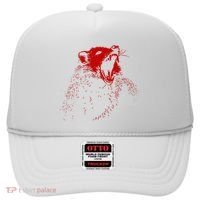 Opossum Hissing Black & Red Angry Possum Hat thumb 0