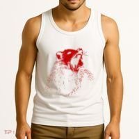 Opossum Hissing Black & Red Angry Possum Tank Top thumb 3