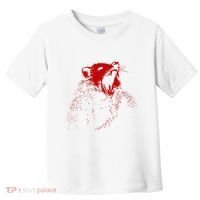 Opossum Hissing Black & Red Angry Possum Toddler T-Shirt thumb 0