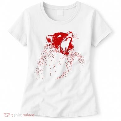 Opossum Hissing Black & Red Angry Possum Women's T-Shirt