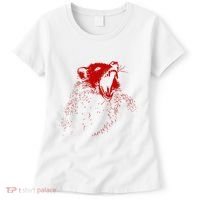 Opossum Hissing Black & Red Angry Possum Women's T-Shirt thumb 0
