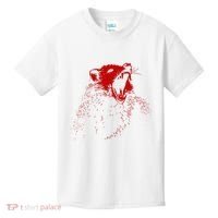 Opossum Hissing Black & Red Angry Possum Kids T-Shirt thumb 0
