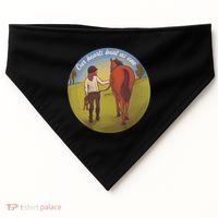 Our Heats Beat As One Horse Lover USA-Made Doggie Bandana thumb 0