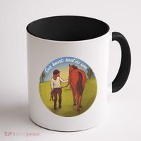 Our Heats Beat As One Horse Lover Coffee Mug thumb 1