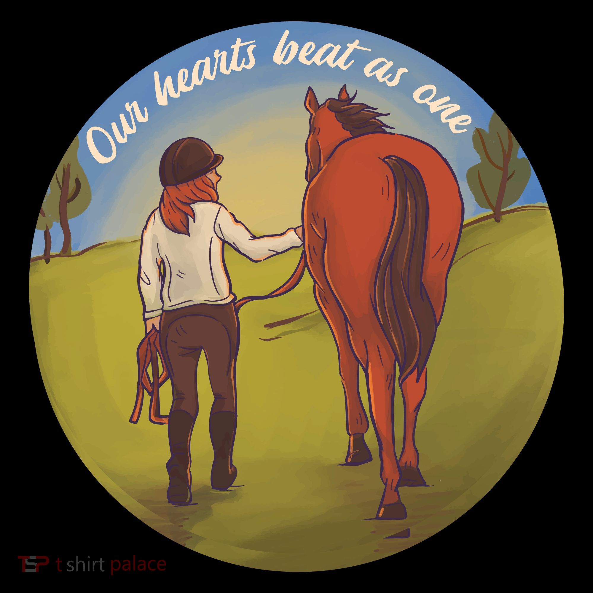Our Heats Beat As One Horse Lover Coffee Mug