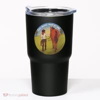 Our Heats Beat As One Horse Lover Tumbler thumb 0
