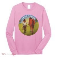Our Heats Beat As One Horse Lover Long Sleeve Shirt thumb 0