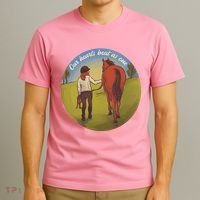 Our Heats Beat As One Horse Lover T-Shirt thumb 3