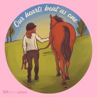 Our Heats Beat As One Horse Lover Mousepad thumb 1