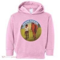 Our Heats Beat As One Horse Lover Toddler Hoodie thumb 0