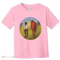Our Heats Beat As One Horse Lover Toddler T-Shirt thumb 0