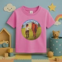 Our Heats Beat As One Horse Lover Toddler T-Shirt thumb 3