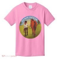 Our Heats Beat As One Horse Lover Kids T-Shirt thumb 0