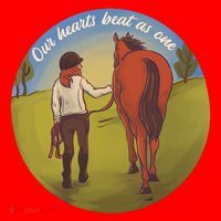 Our Heats Beat As One Horse Lover Santa Hat thumb 1