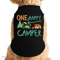 One Happy Camper First Birthday Camping Matching Doggie Tank thumb 0
