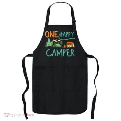 One Happy Camper First Birthday Camping Matching Apron