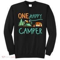 One Happy Camper First Birthday Camping Matching Sweatshirt thumb 0