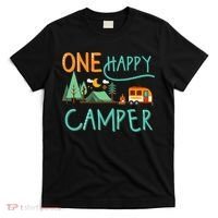 One Happy Camper First Birthday Camping Matching T-Shirt thumb 0
