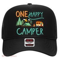 One Happy Camper First Birthday Camping Matching Hat thumb 0