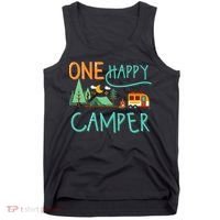 One Happy Camper First Birthday Camping Matching Tank Top thumb 0