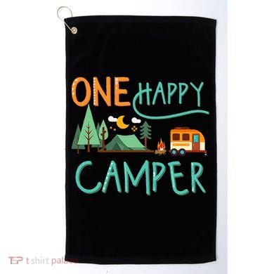 One Happy Camper First Birthday Camping Matching Golf Towel