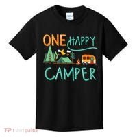 One Happy Camper First Birthday Camping Matching Kids T-Shirt thumb 0