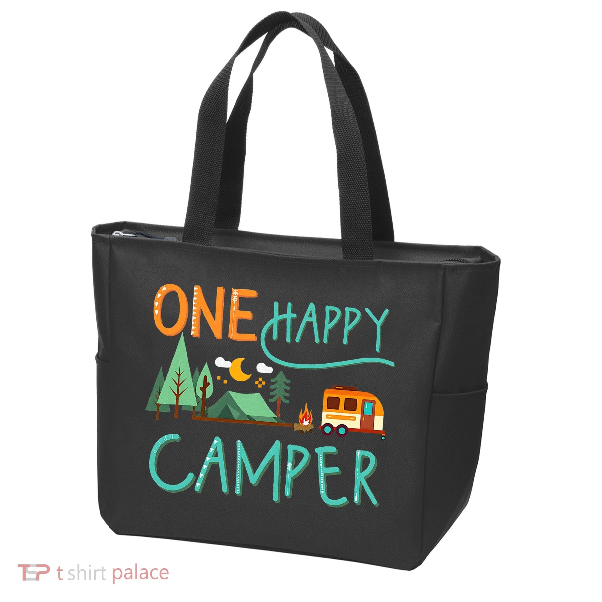 One Happy Camper First Birthday Camping Matching Tote Bag