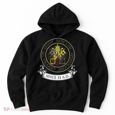 One Holy Catholic & Apostolic Church Catholic Latin Hoodie