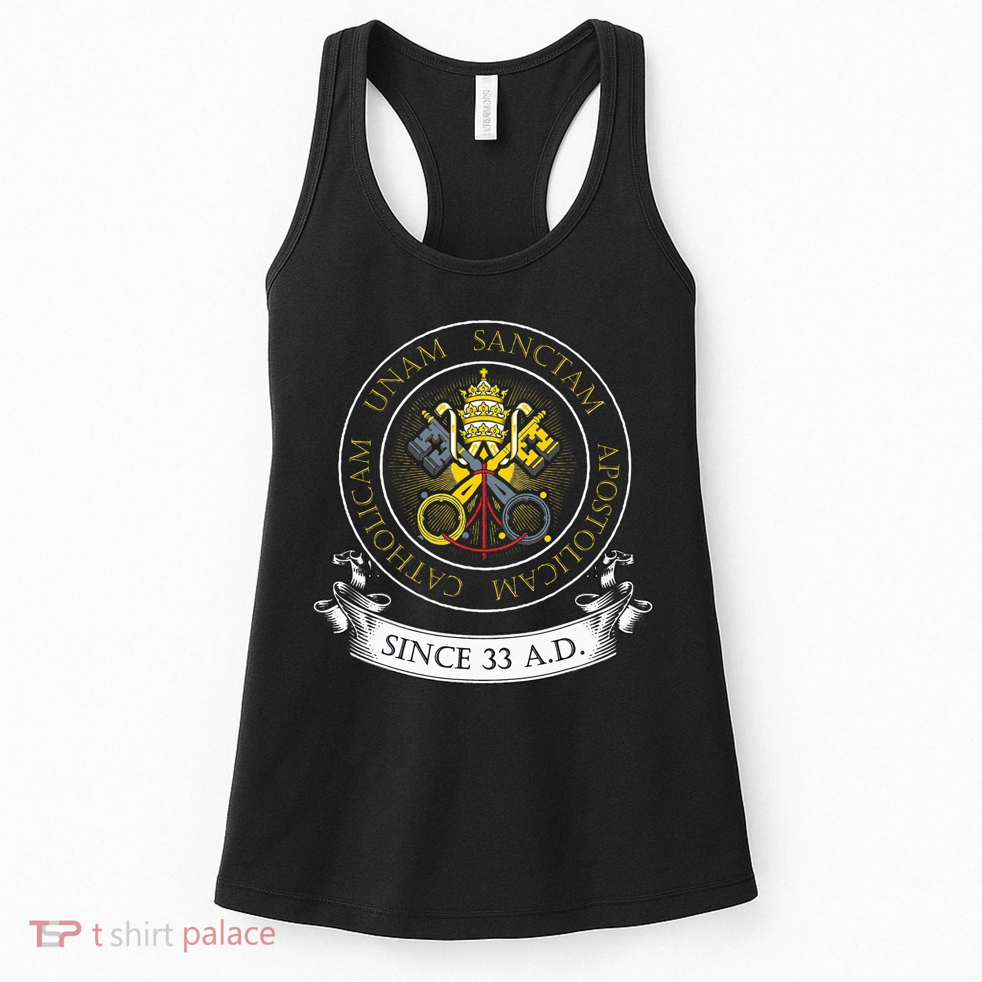 One Holy Catholic & Apostolic Church Catholic Latin Women's Tank Top